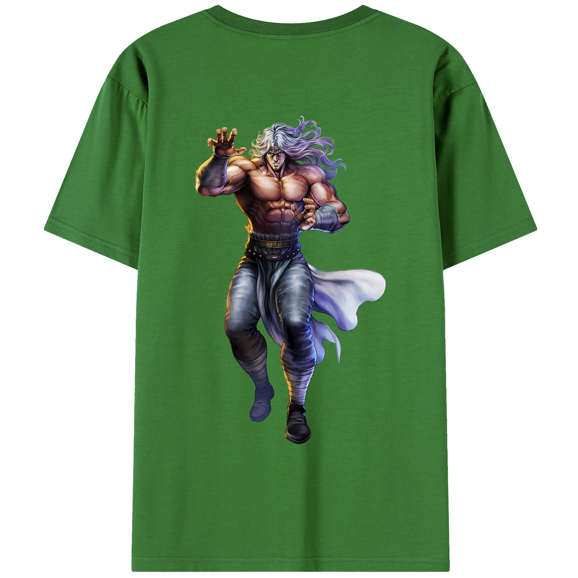 （画像用） 北斗の拳 Fist of the North Star レディース半袖Tシャツ(バックプリント)